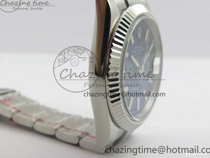 0111 DateJust 126334 SS Noob 1:1 904L Best Edition Blue Dial Stick Markers on Oyster Bracelet A Youthful 3169